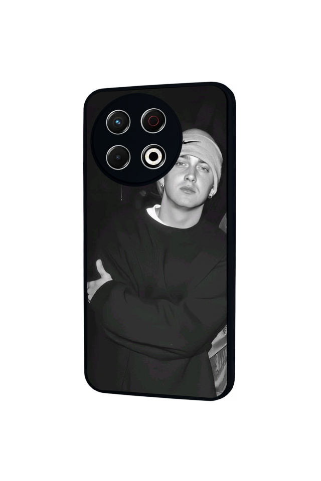Tecno Spark 30 Pro Uyumlu Eminem Tasarımlı Glossy Premium Kılıf