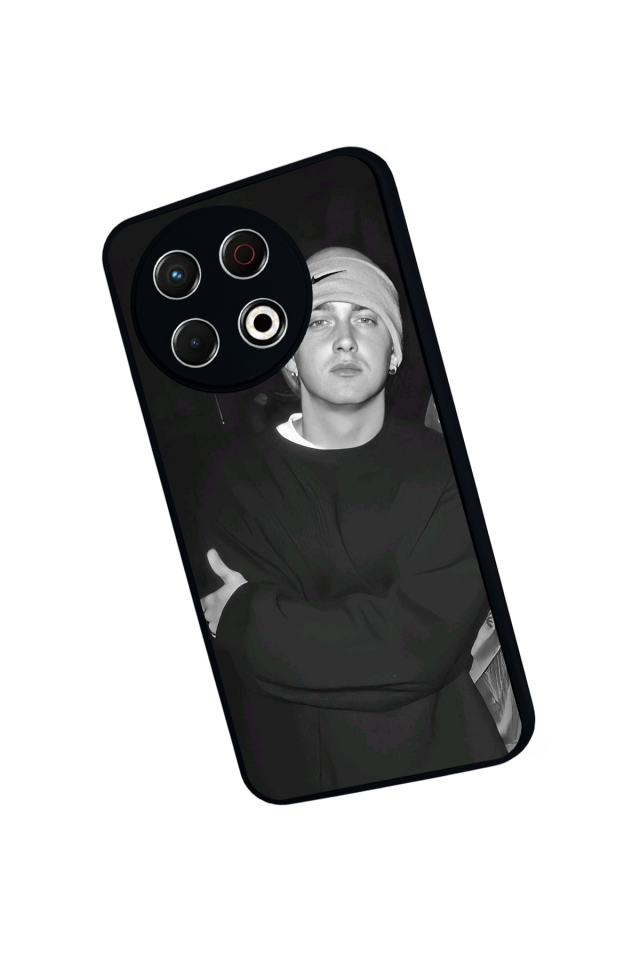 Tecno Spark 30 Pro Uyumlu Eminem Tasarımlı Glossy Premium Kılıf