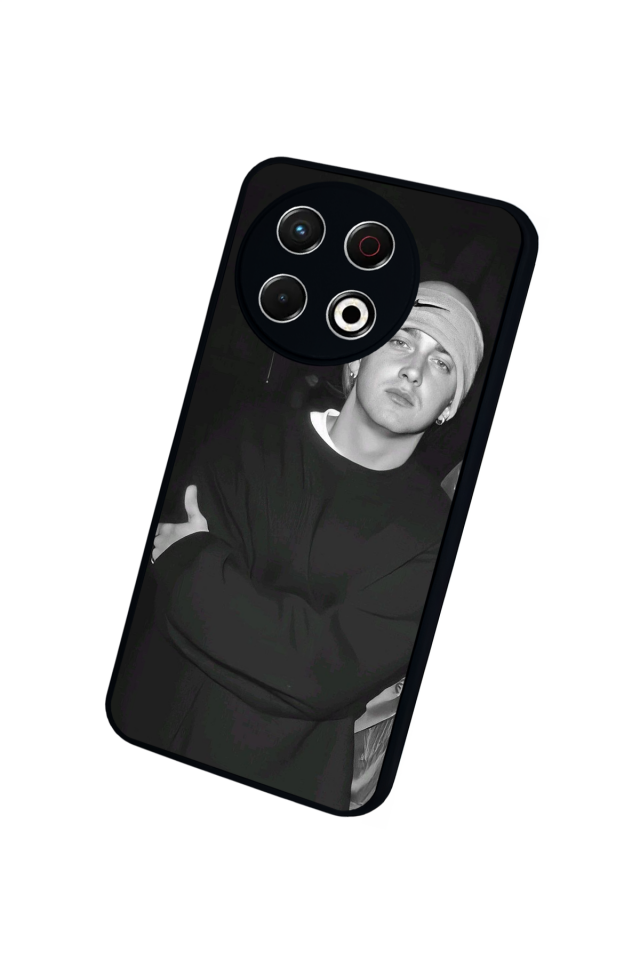 Tecno Spark 30 Pro Uyumlu Eminem Tasarımlı Glossy Premium Kılıf
