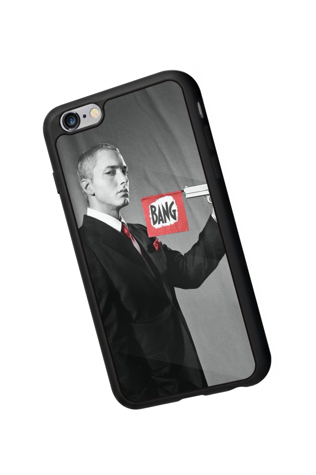 iPhone 6s Plus Uyumlu Eminem Tasarımlı Glossy Premium Kılıf
