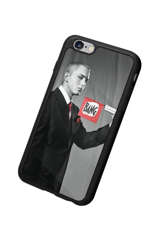 iPhone 6s Plus Uyumlu Eminem Tasarımlı Glossy Premium Kılıf