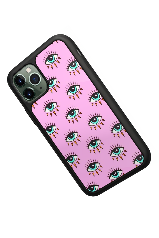 iPhone 11 Pro Uyumlu Göz Tasarımlı Glossy Premium Kılıf
