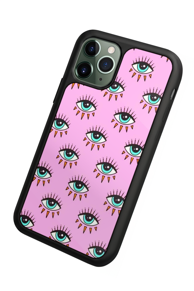 iPhone 11 Pro Uyumlu Göz Tasarımlı Glossy Premium Kılıf