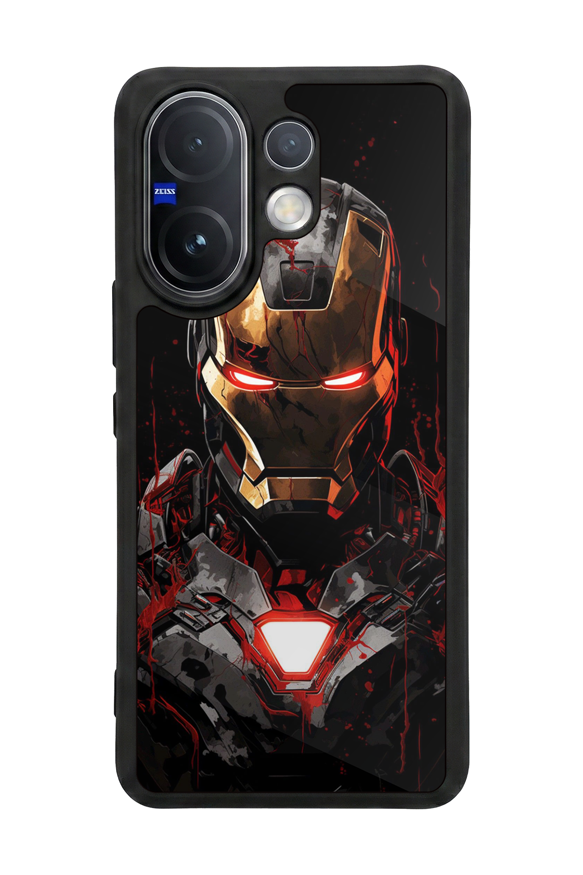 Vivo V60 Uyumlu  Iron Man ( Demir Adam ) Tasarımlı Glossy Premium Kılıf