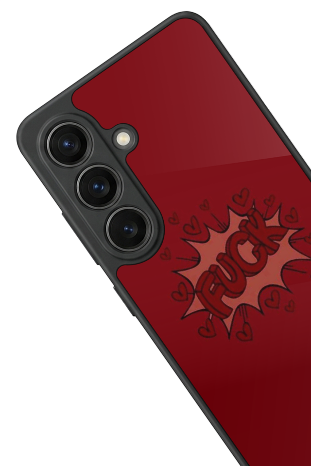 Samsung Galaxy S26 Uyumlu Kalp Love Tasarımlı Glossy Premium Kılıf