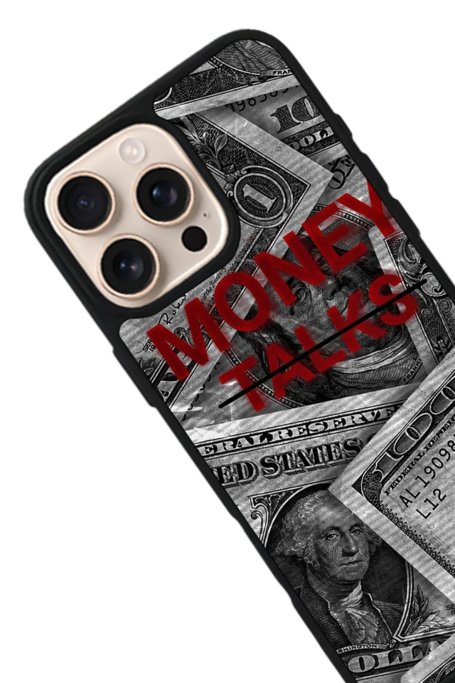iPhone 14 Pro Uyumlu Money Para Tasarımlı Glossy Premium Kılıf