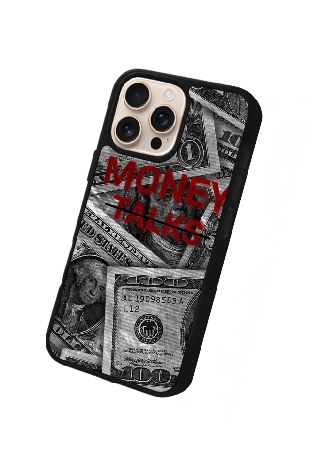 iPhone 14 Pro Uyumlu Money Para Tasarımlı Glossy Premium Kılıf