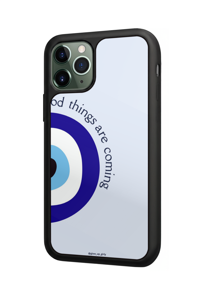 iPhone 11 Pro Max Uyumlu Nazar Tasarımlı Glossy Premium Kılıf