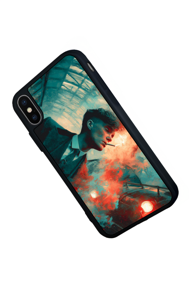 iPhone XS Max Uyumlu Peaky Blinders Tasarımlı Glossy Premium Kılıf