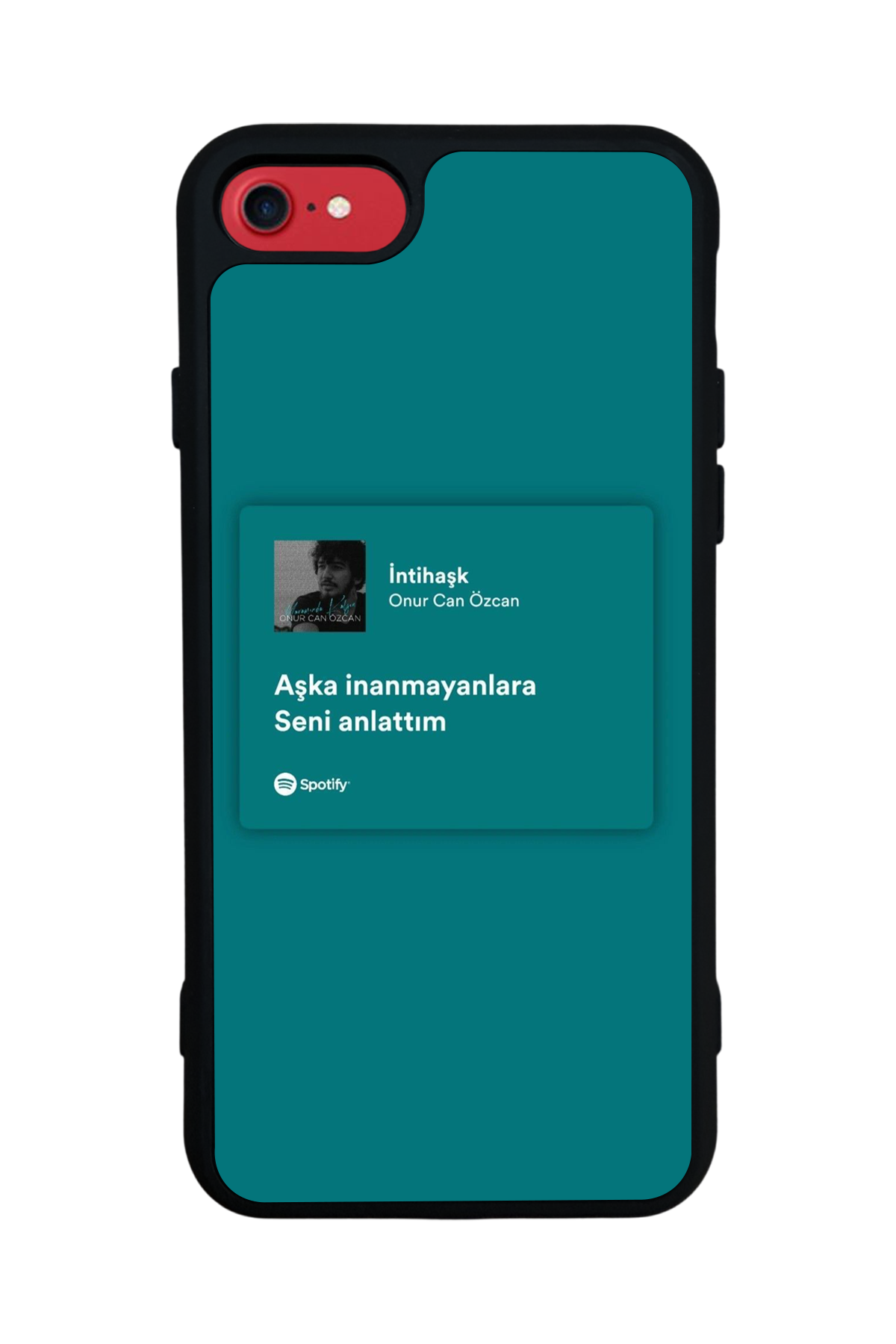 iPhone SE Uyumlu Sarki Sozleri Tasarımlı Glossy Premium Kılıf