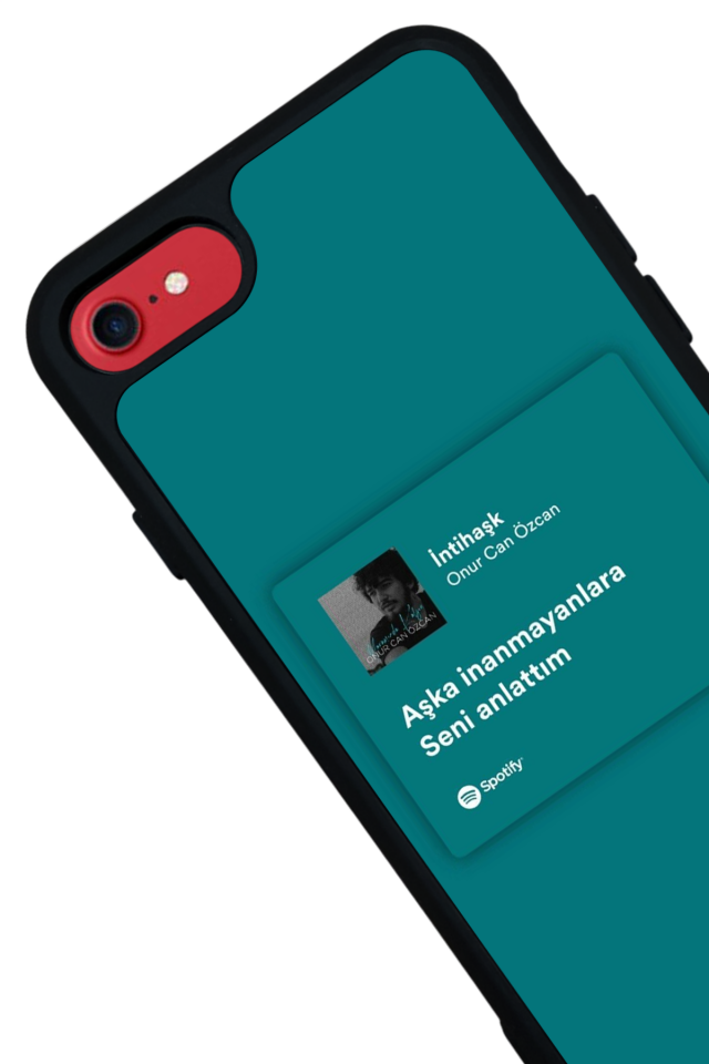 iPhone SE Uyumlu Sarki Sozleri Tasarımlı Glossy Premium Kılıf