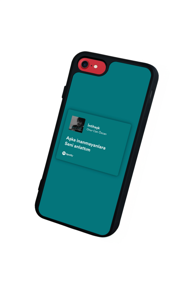 iPhone SE Uyumlu Sarki Sozleri Tasarımlı Glossy Premium Kılıf