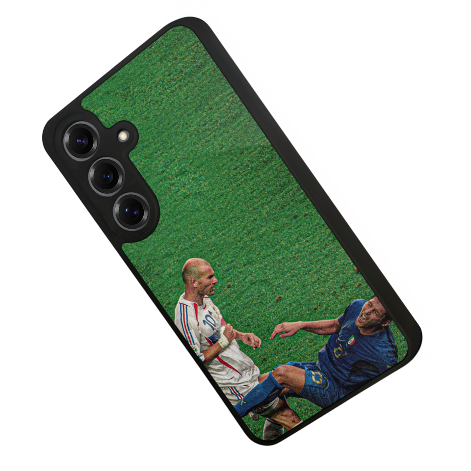 Samsung Galaxy S25 Uyumlu Zidane Tasarımlı Glossy Premium Kılıf