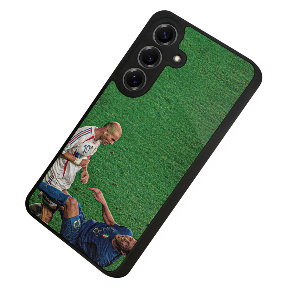 Samsung Galaxy S25 Uyumlu Zidane Tasarımlı Glossy Premium Kılıf