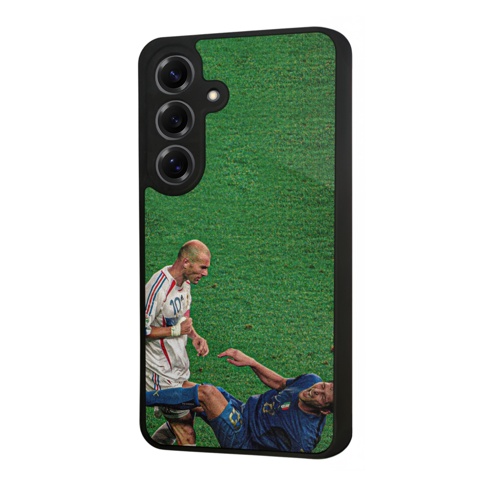 Samsung Galaxy S25 Uyumlu Zidane Tasarımlı Glossy Premium Kılıf