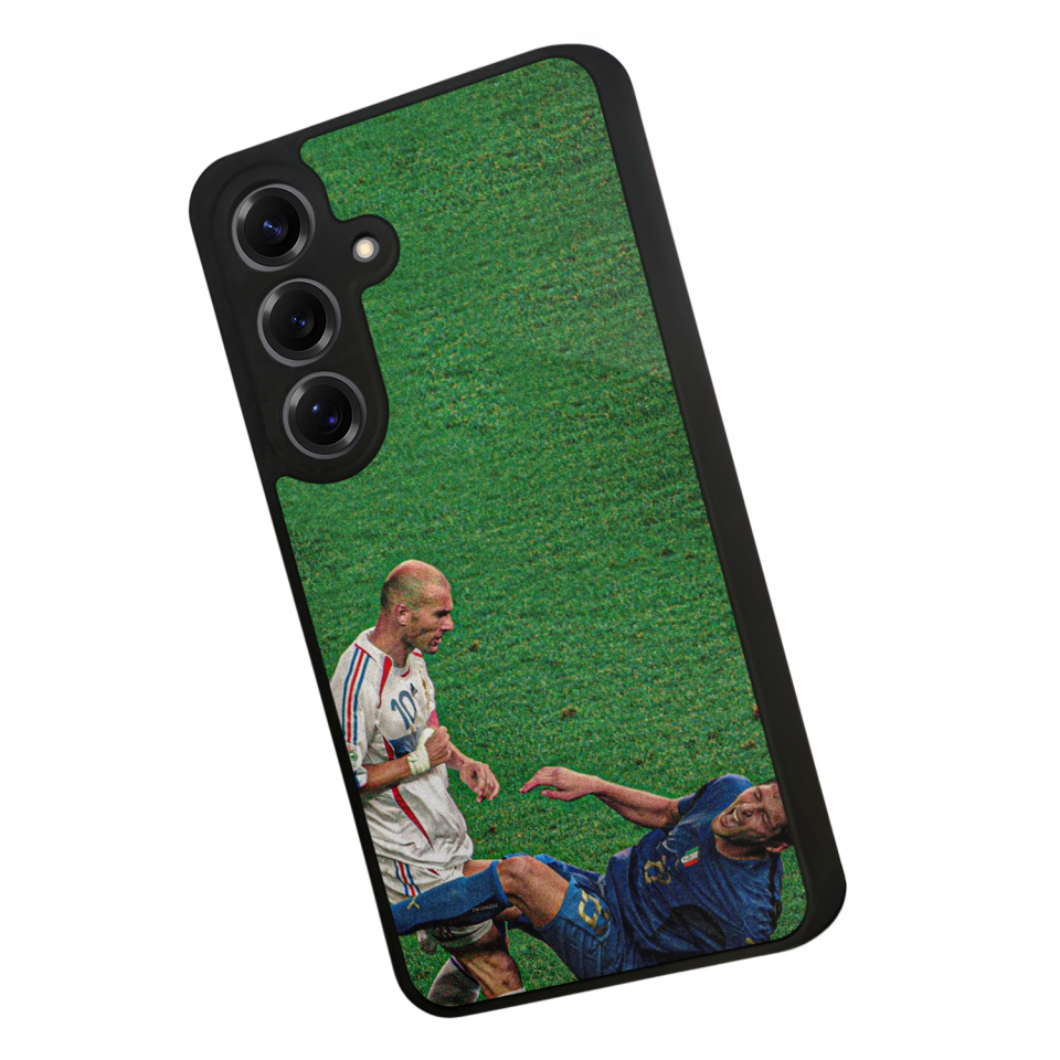 Samsung Galaxy S25 Uyumlu Zidane Tasarımlı Glossy Premium Kılıf