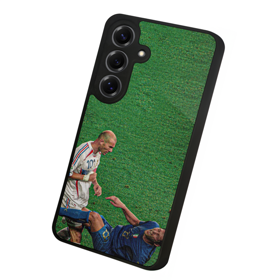 Samsung Galaxy S25 Uyumlu Zidane Tasarımlı Glossy Premium Kılıf