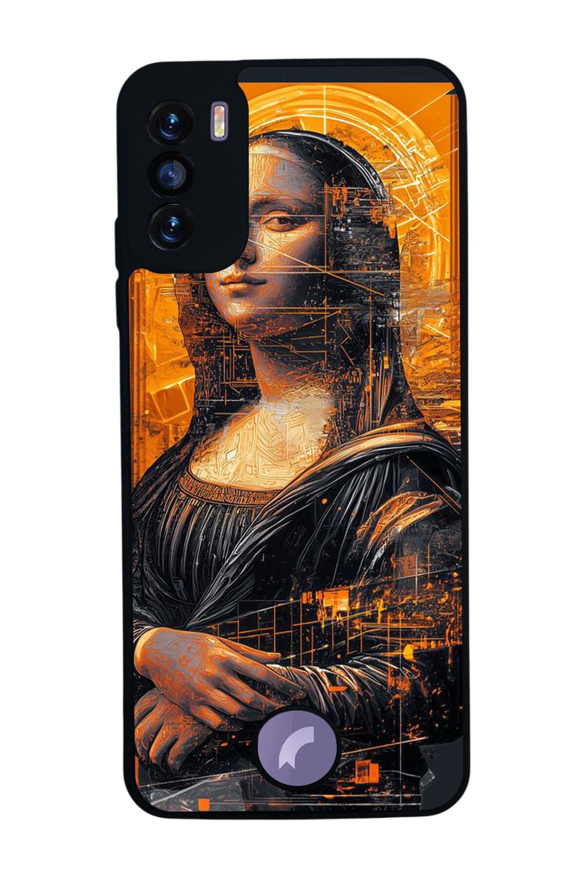 Reeder S19 Max Pro S Uyumlu Monalisa Tasarımlı Glossy Premium Kılıf