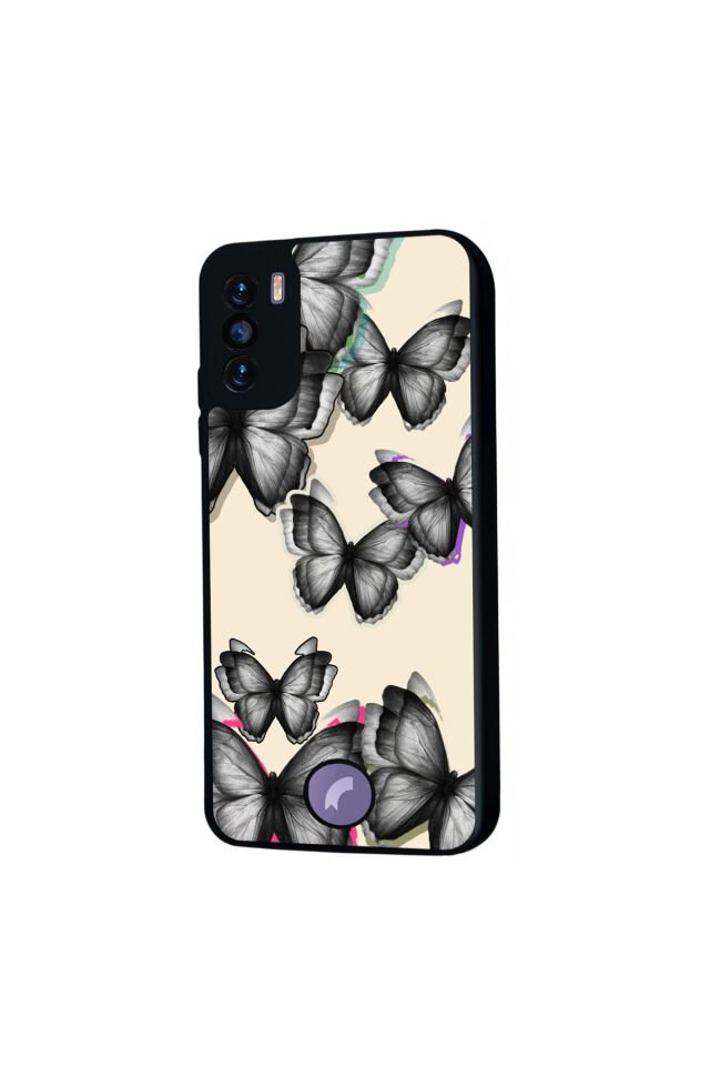 Reeder S19 Max Pro S Uyumlu Kelebek Tasarımlı Glossy Premium Kılıf