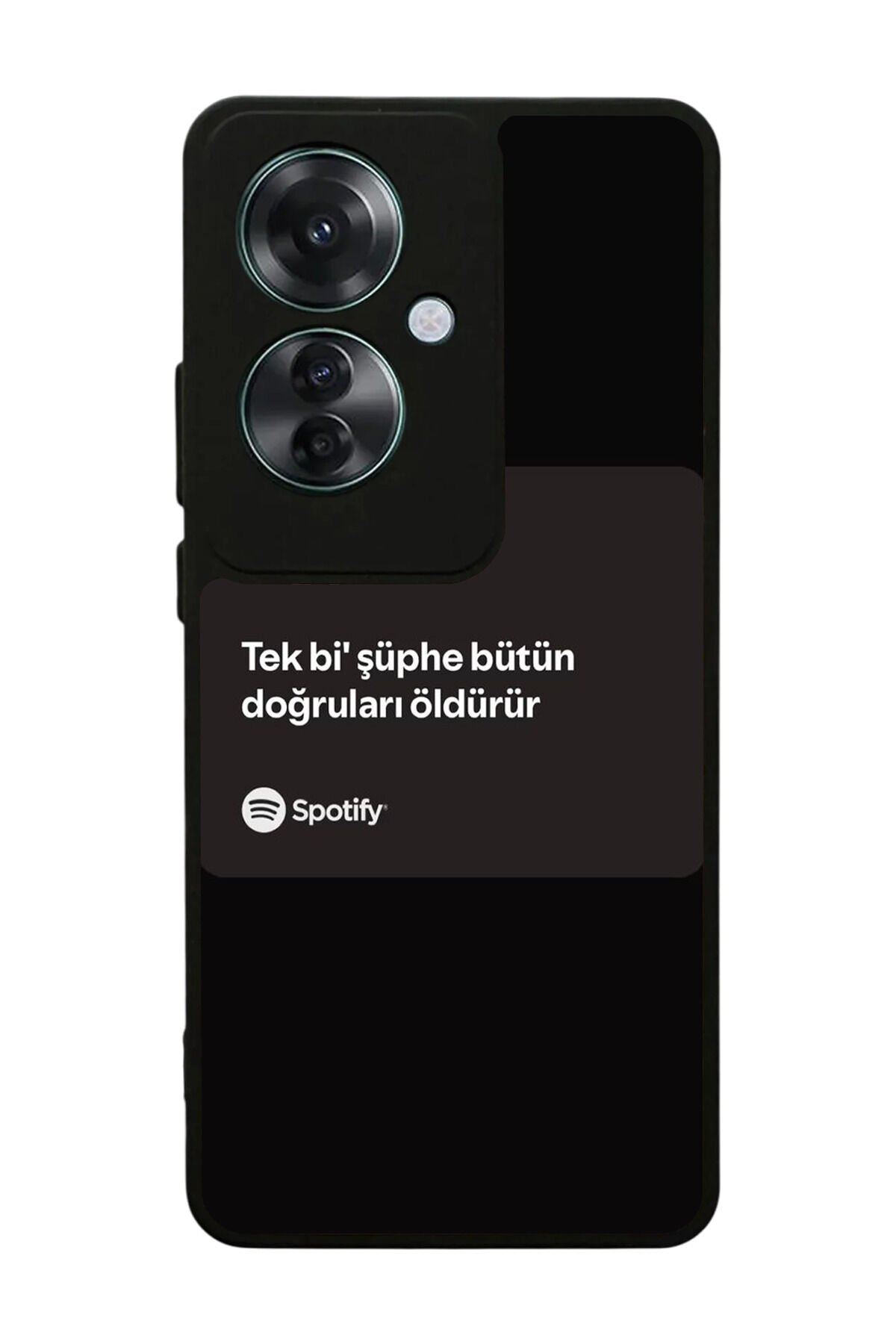 Oppo Reno 11F Uyumlu Sarki Sozleri Tasarımlı Glossy Premium Kılıf