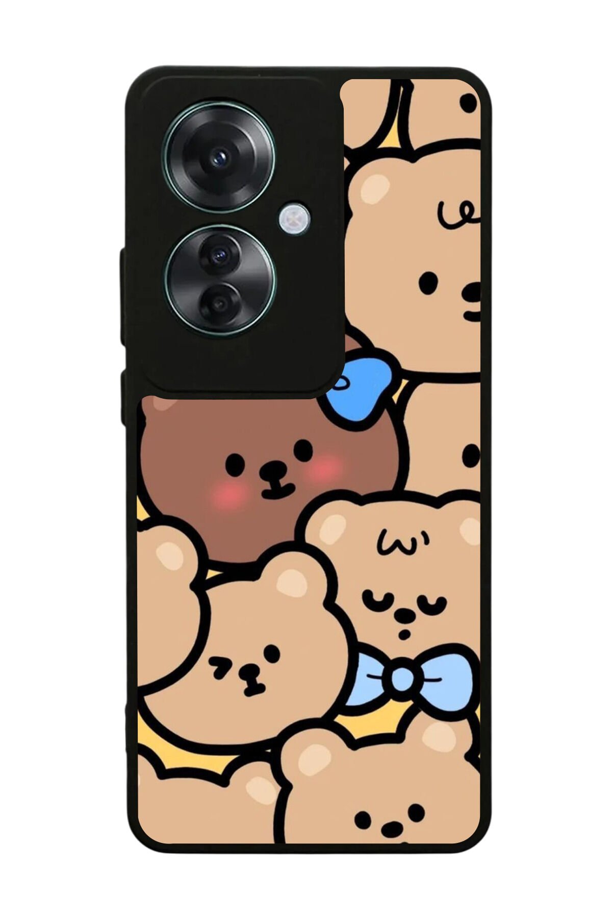 Oppo Reno 11F Uyumlu Ayı Tasarımlı Glossy Premium Kılıf