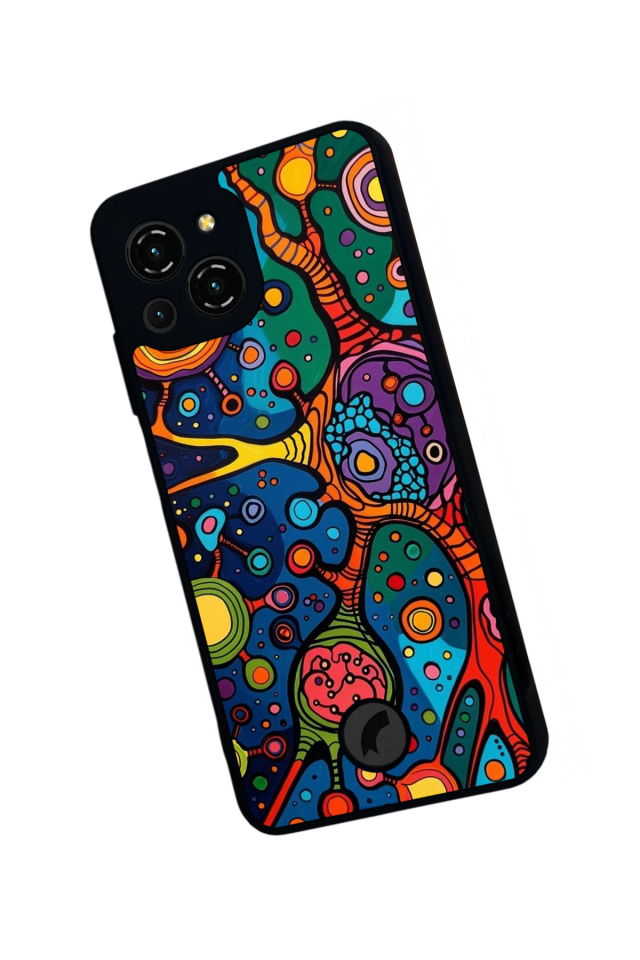 Reeder S23 Pro Max Uyumlu Abstract Tasarımlı Glossy Premium Kılıf