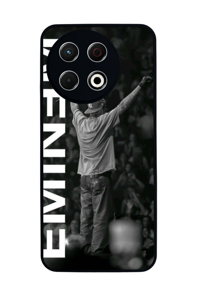 Tecno Spark 30 Pro Uyumlu Eminem Tasarımlı Glossy Premium Kılıf