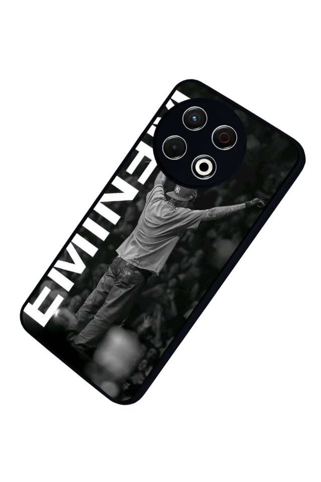 Tecno Spark 30 Pro Uyumlu Eminem Tasarımlı Glossy Premium Kılıf