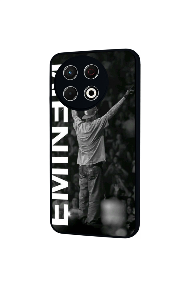 Tecno Spark 30 Pro Uyumlu Eminem Tasarımlı Glossy Premium Kılıf
