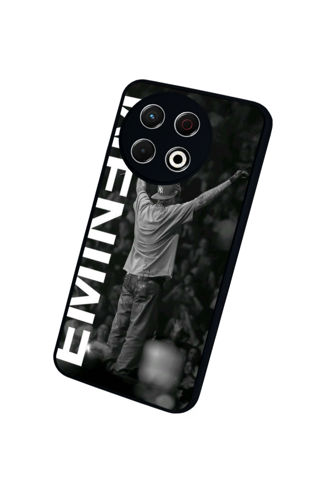Tecno Spark 30 Pro Uyumlu Eminem Tasarımlı Glossy Premium Kılıf
