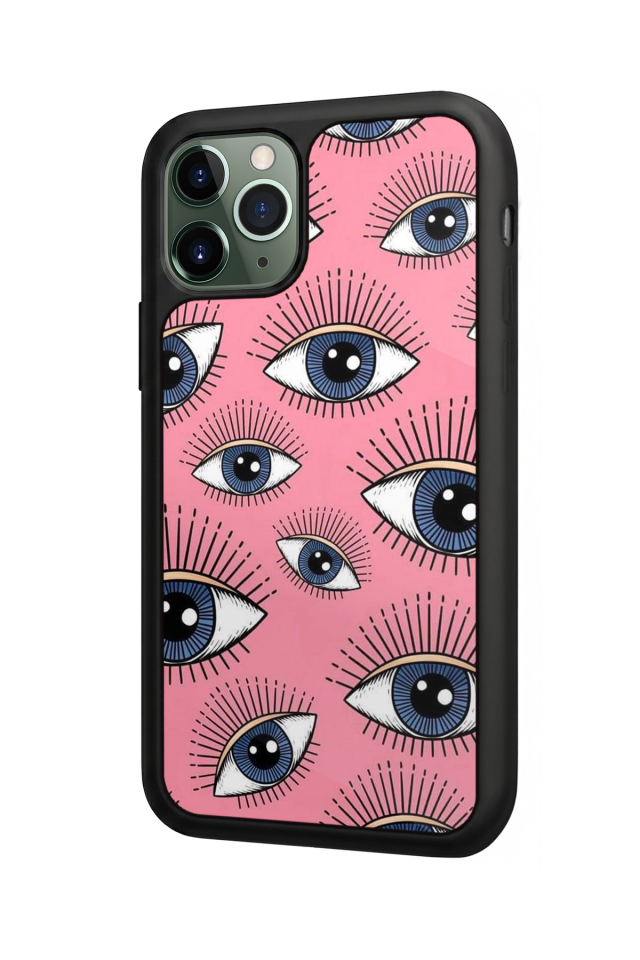 iPhone 11 Pro Uyumlu Göz Tasarımlı Glossy Premium Kılıf