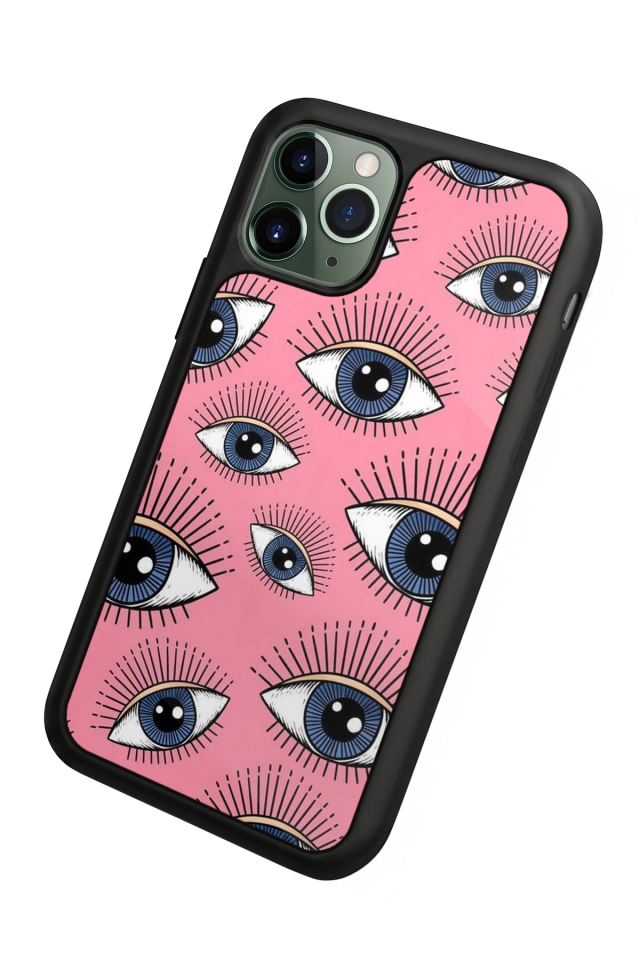 iPhone 11 Pro Uyumlu Göz Tasarımlı Glossy Premium Kılıf