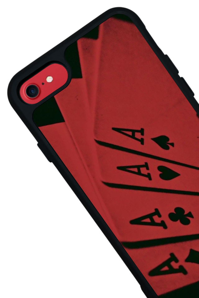iPhone 8 Uyumlu Kart Tasarımlı Glossy Premium Kılıf