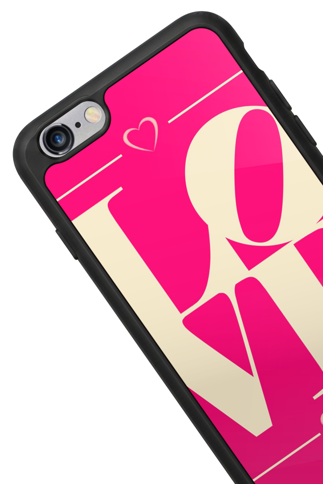 iPhone 6 Plus Uyumlu Love Tasarımlı Glossy Premium Kılıf