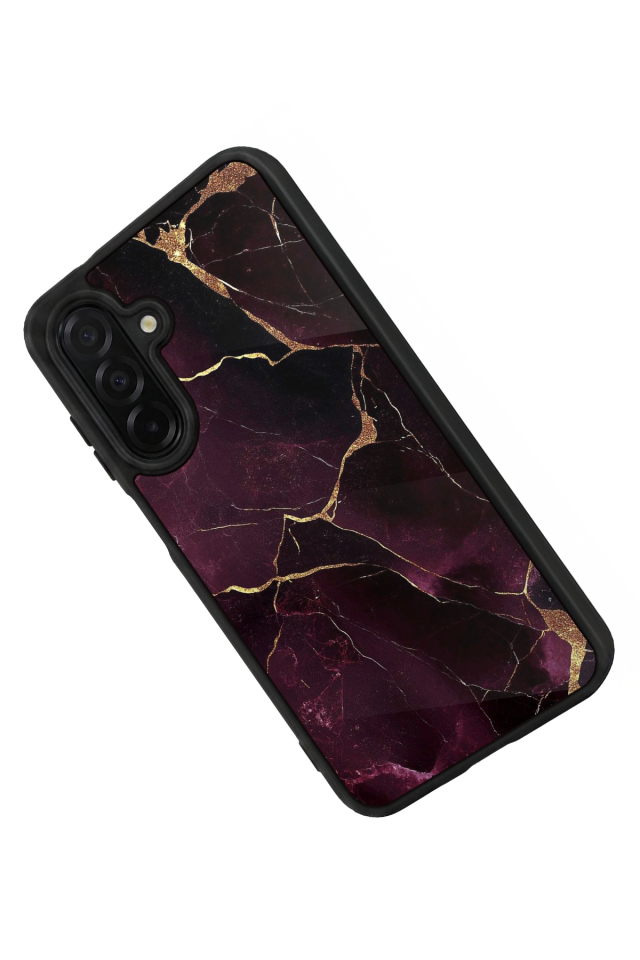 Samsung Galaxy A36 Uyumlu Mermer Marble Tasarımlı Glossy Premium Kılıf