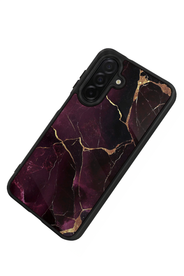 Samsung Galaxy A36 Uyumlu Mermer Marble Tasarımlı Glossy Premium Kılıf