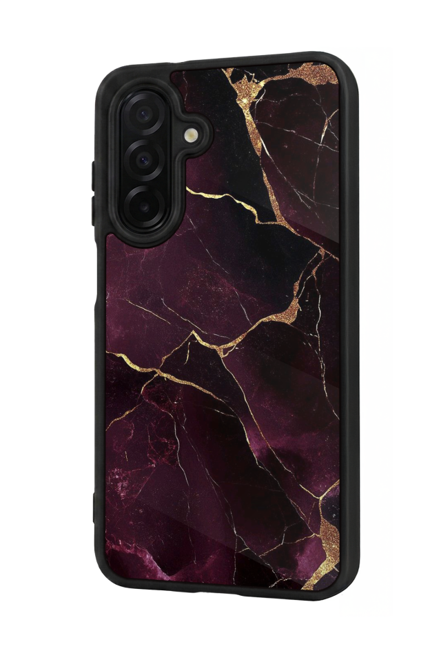 Samsung Galaxy A36 Uyumlu Mermer Marble Tasarımlı Glossy Premium Kılıf