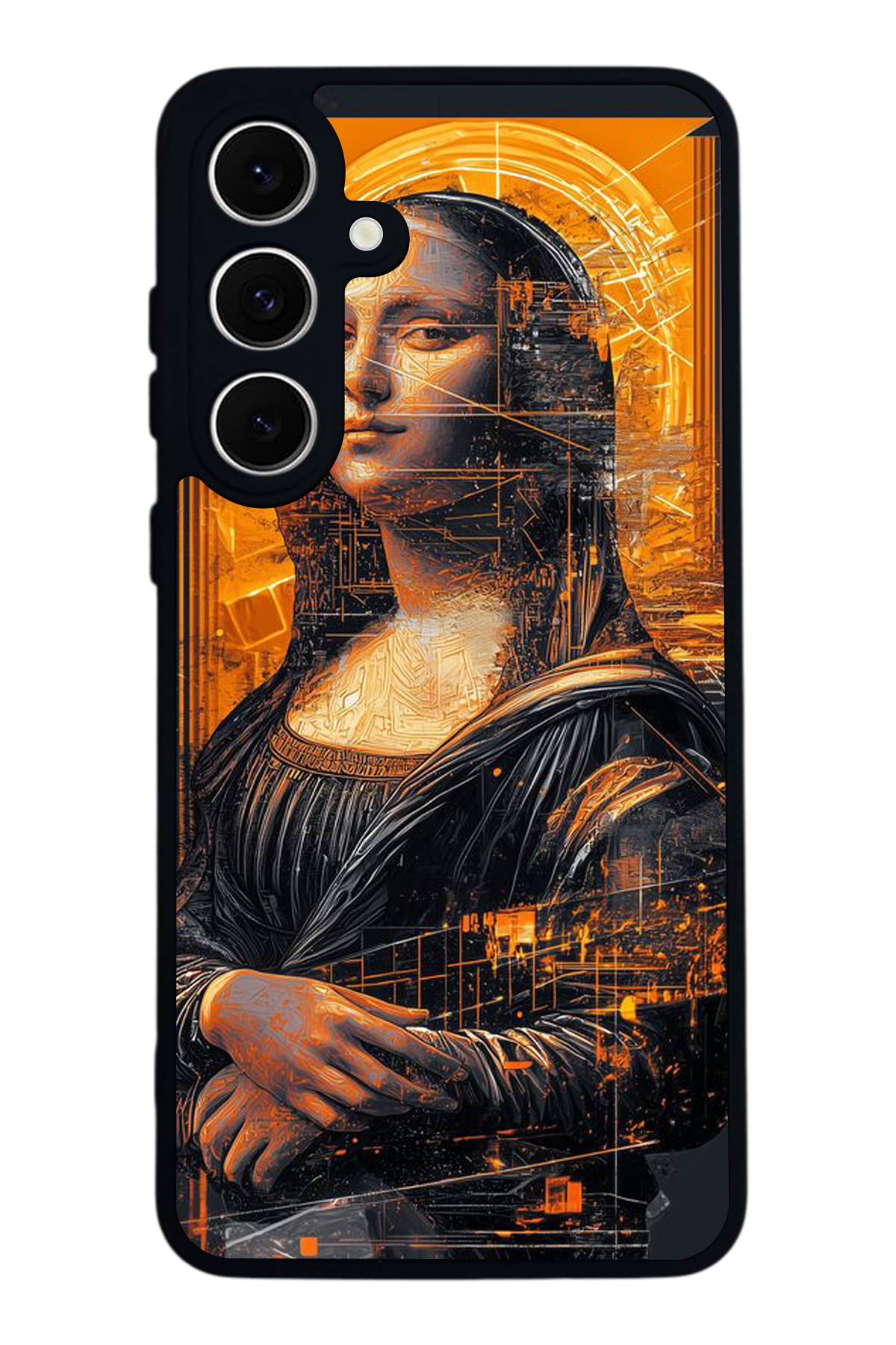 Samsung Galaxy S24 FE Uyumlu Monalisa Tasarımlı Glossy Premium Kılıf