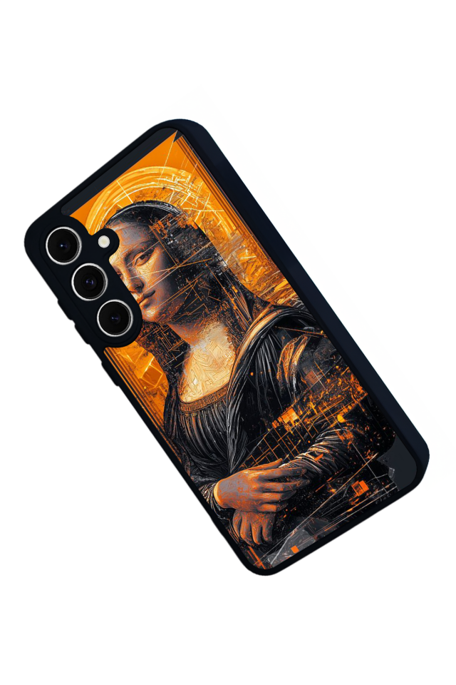 Samsung Galaxy S24 FE Uyumlu Monalisa Tasarımlı Glossy Premium Kılıf