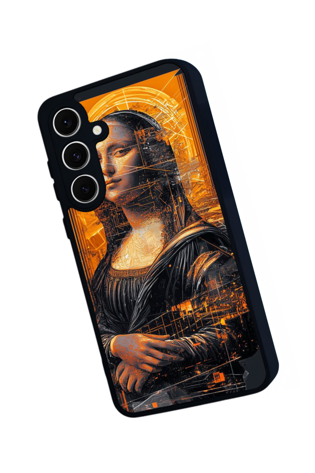 Samsung Galaxy S24 FE Uyumlu Monalisa Tasarımlı Glossy Premium Kılıf