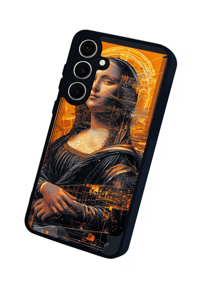 Samsung Galaxy S24 FE Uyumlu Monalisa Tasarımlı Glossy Premium Kılıf