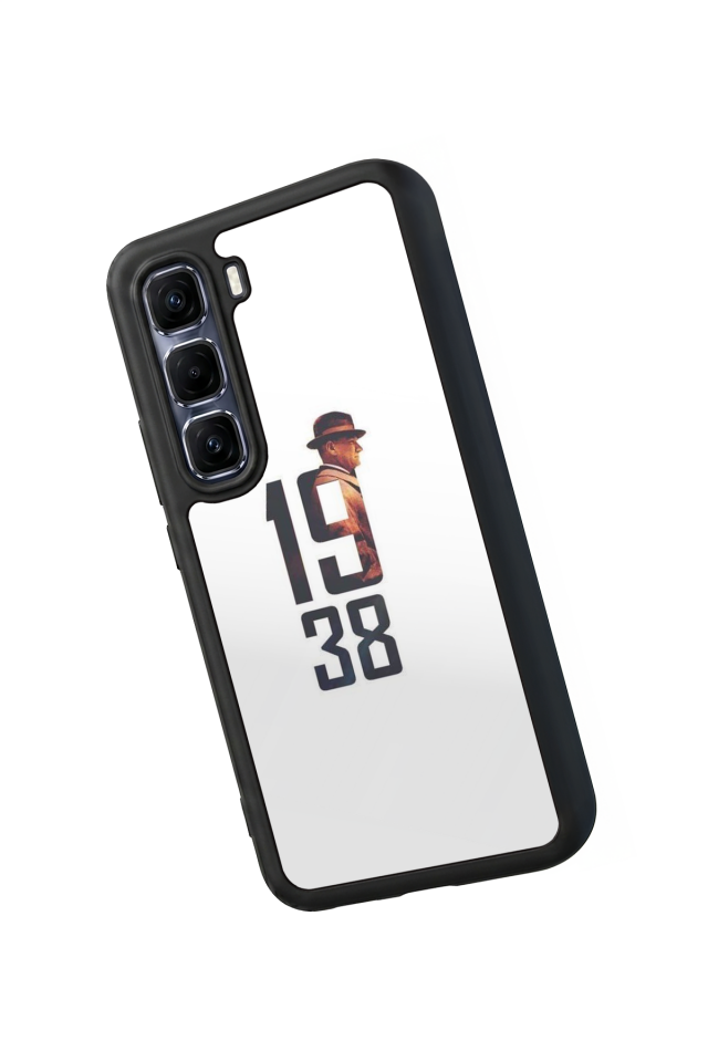 Infinix Hot 60 Pro Plus Uyumlu Mustafa Kemal Ataturk Tasarımlı Glossy Premium Kılıf