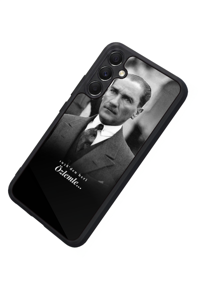Samsung Galaxy A34 Uyumlu Mustafa Kemal Ataturk Tasarımlı Glossy Premium Kılıf