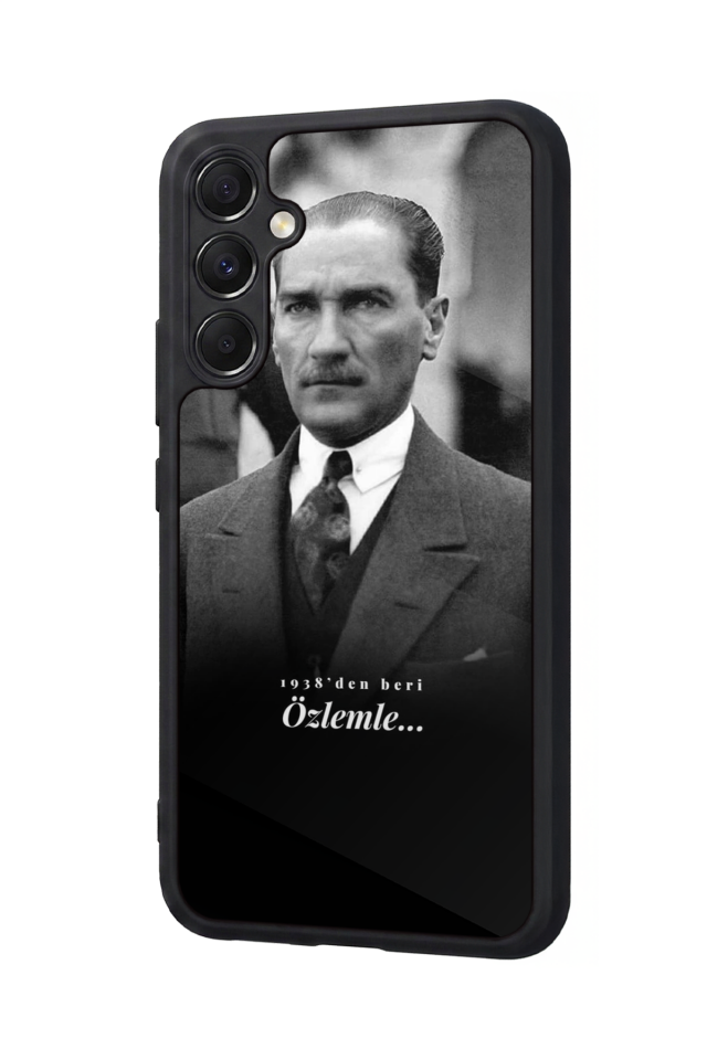Samsung Galaxy A34 Uyumlu Mustafa Kemal Ataturk Tasarımlı Glossy Premium Kılıf