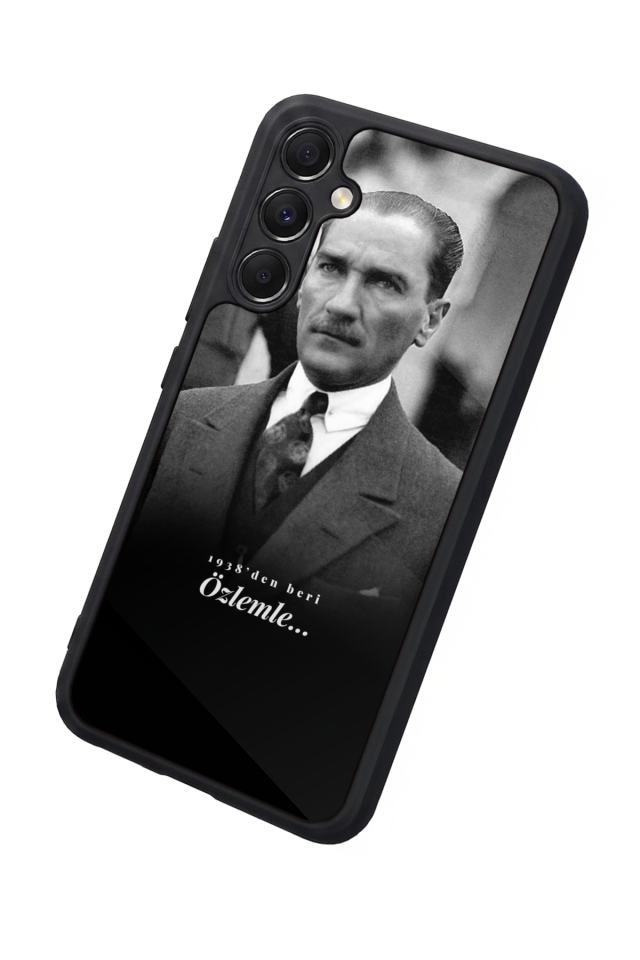 Samsung Galaxy A34 Uyumlu Mustafa Kemal Ataturk Tasarımlı Glossy Premium Kılıf
