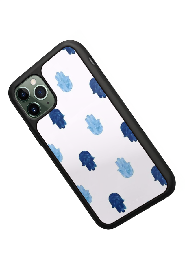 iPhone 11 Pro Max Uyumlu Nazar Tasarımlı Glossy Premium Kılıf