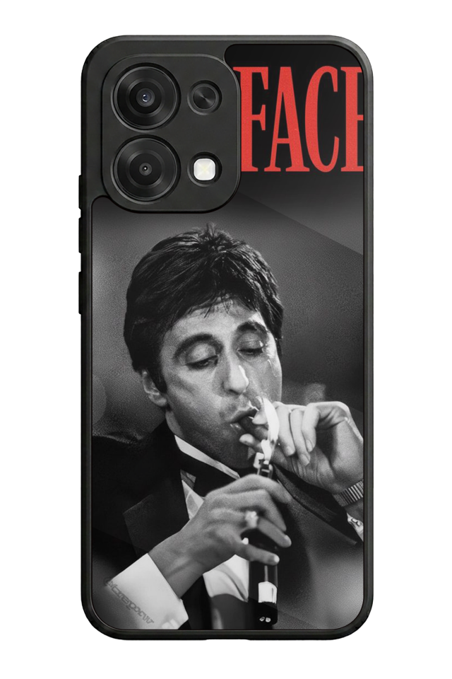 Oppo A6 Pro Uyumlu Scarface Tasarımlı Glossy Premium Kılıf