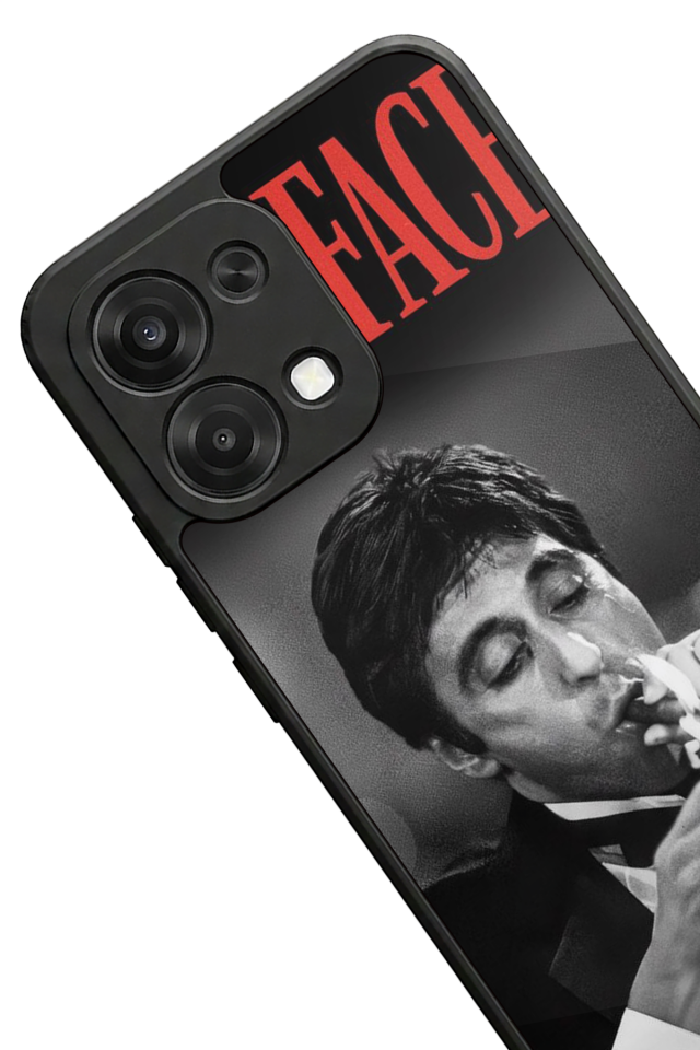 Oppo A6 Pro Uyumlu Scarface Tasarımlı Glossy Premium Kılıf