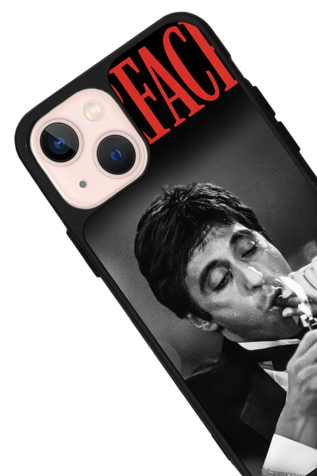 iPhone 13 Mini Uyumlu Scarface Tasarımlı Glossy Premium Kılıf