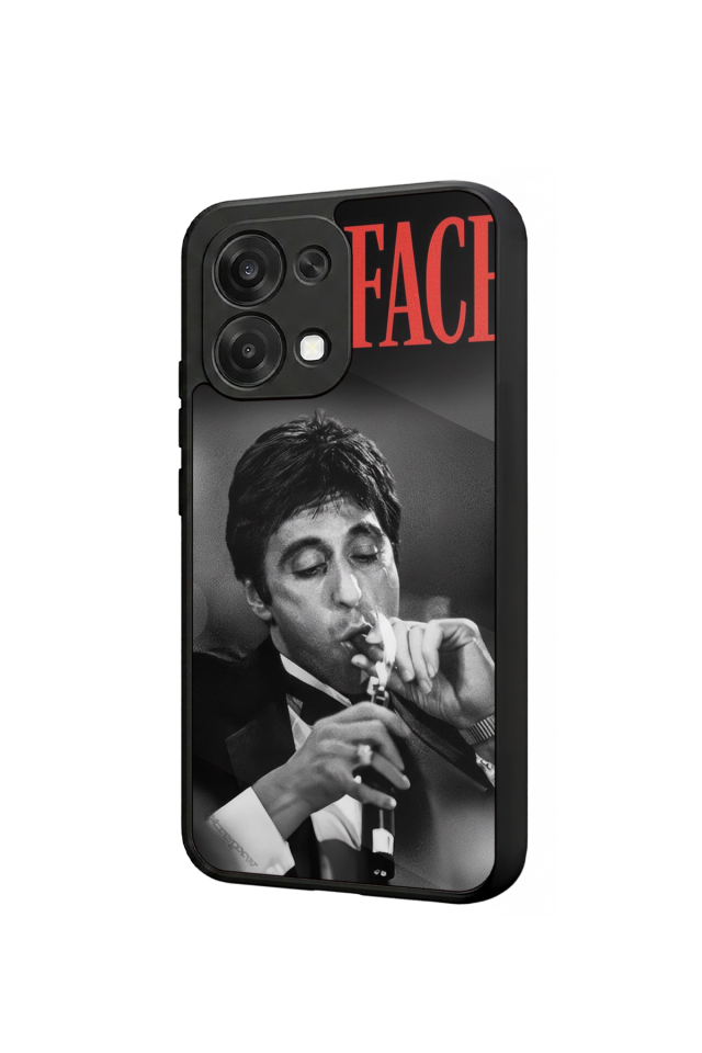 Oppo A6 Pro Uyumlu Scarface Tasarımlı Glossy Premium Kılıf